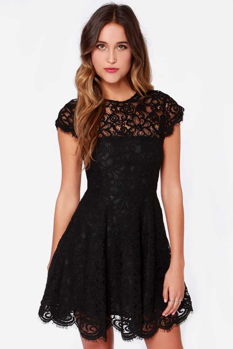 BB Dakota Rylin Black Lace Dress
