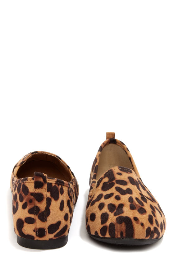 Lulus shop leopard flats
