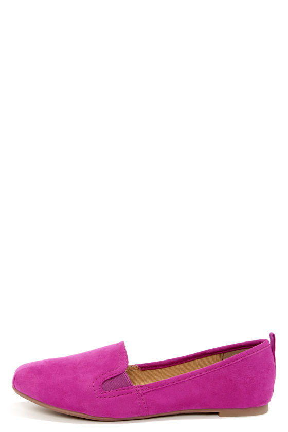 Cute Purple Shoes Loafer Flats Purple Flats 21.00 Lulus