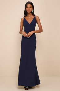 Melora Navy Blue Sleeveless Maxi Dress 6