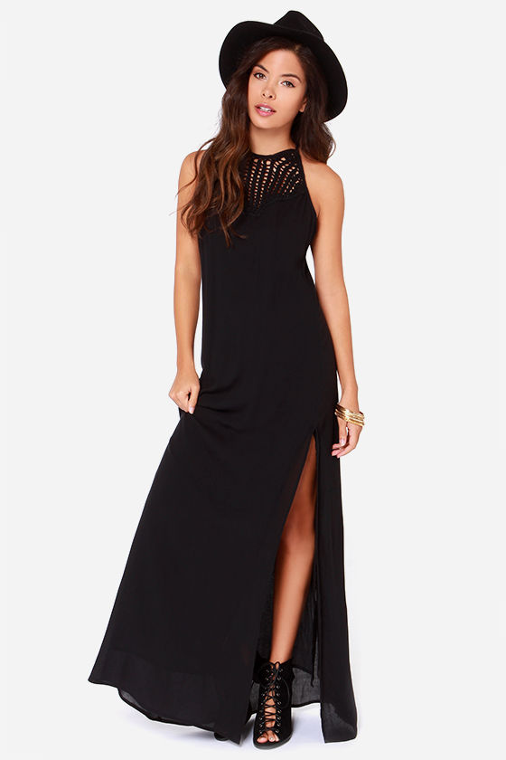 O'Neill Rickie Dress - Black Dress - Maxi Dress - $59.50 - Lulus