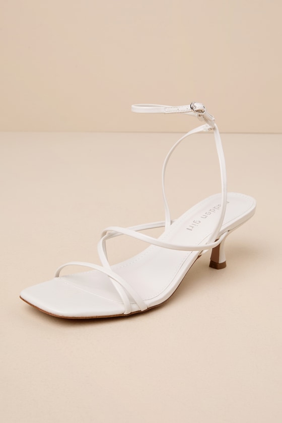 Chique Bone Paris Strappy Square-Toe High Heel Sandals 1
