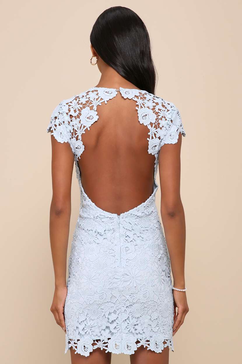 knee length dresses for ladies Elegant Lace Evening Dress for Women, Sexy Sleeveless Backless Sheath –  formalgowns main image 0