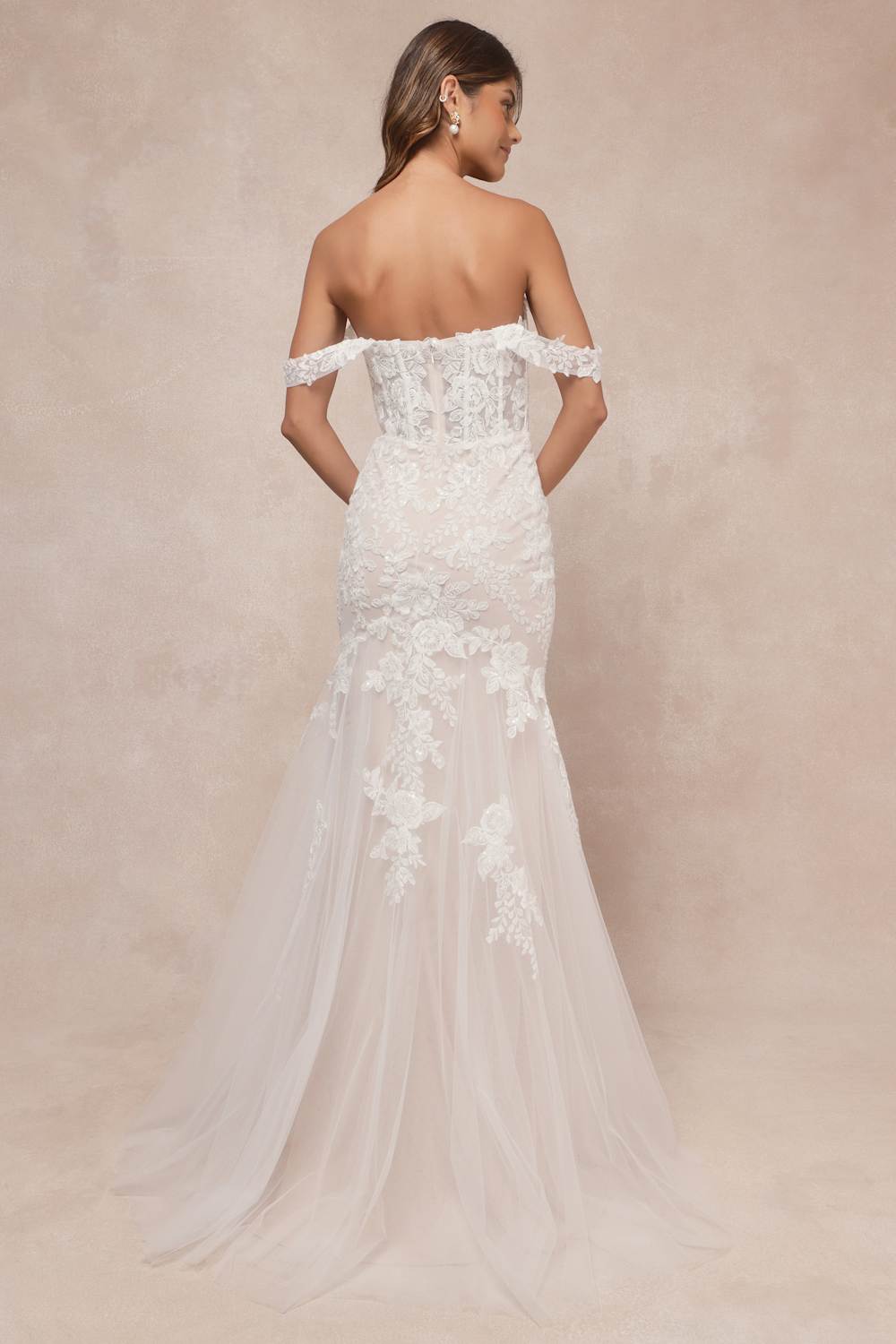 Endless Dedication White Embroidered Off-the-Shoulder Maxi Dress
