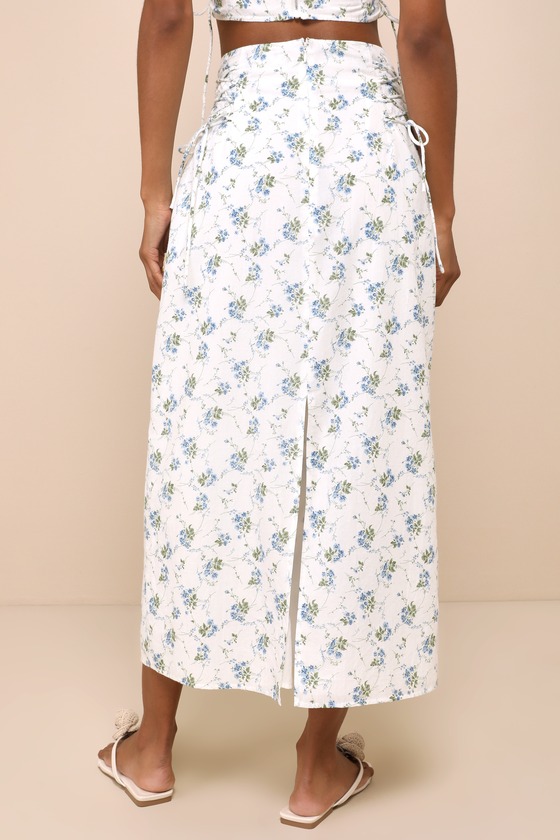 ★PISCESS★Floral Lace Skirt★White★大人気★ Floral lace maxi skirt White For Women | Maje