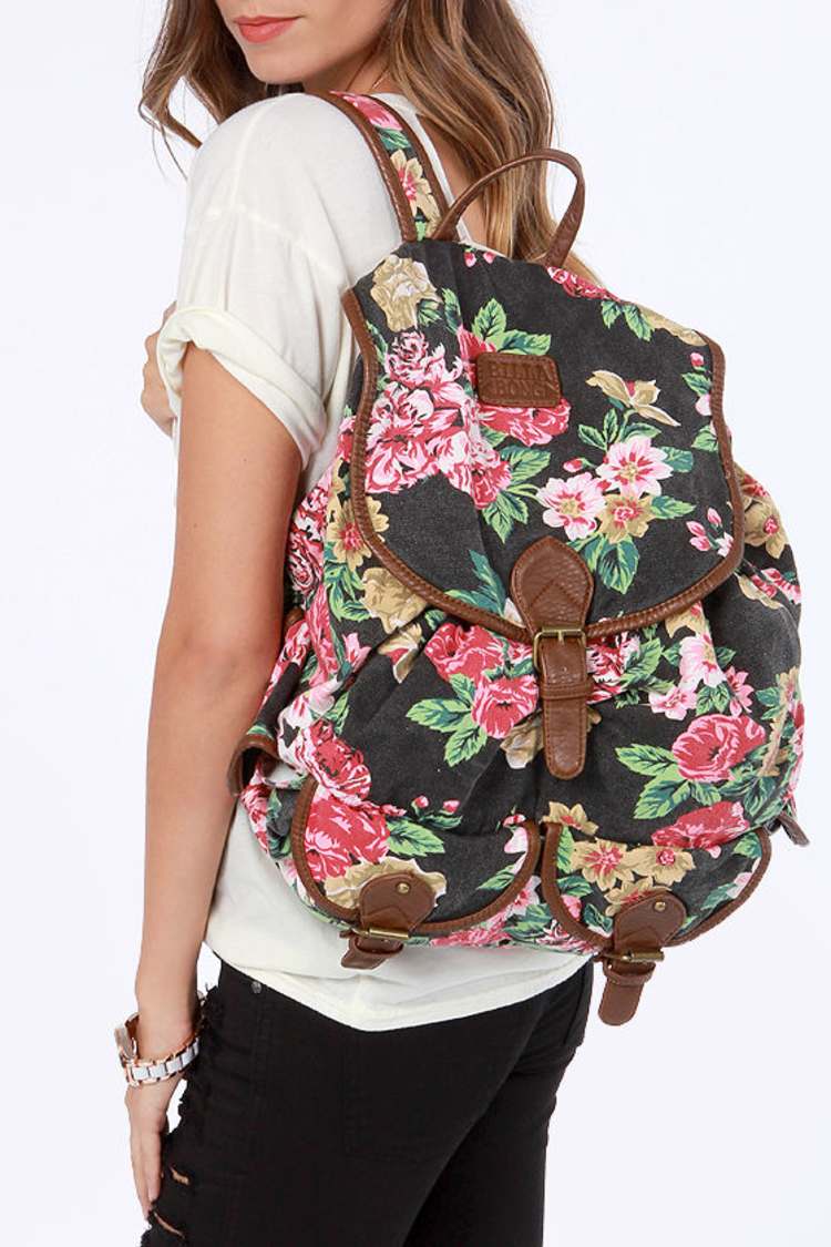 Billabong Sea You Soon Backpack - Floral Backpack - Print  display picture 3
