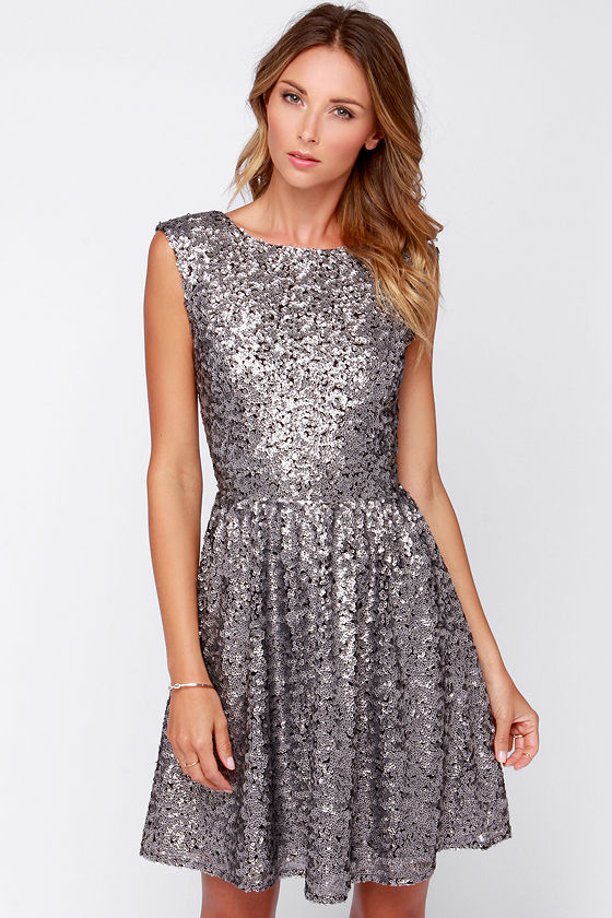 pretty grey dresses