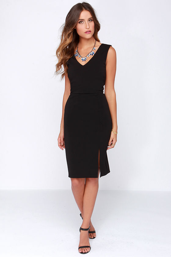 LBD- Black Dress - Sleeveless Dress - Sheath Dress - $79.00 - Lulus