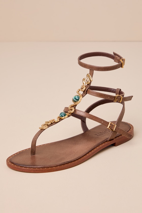 Snake gladiator sandals deals