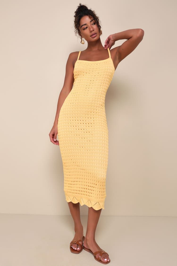 chinese dress ladies MUUSA crochet tutorial: Lace midi dress with short sleeves – Maana Crafts