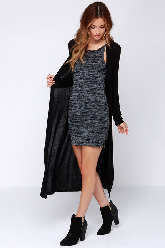 Black Top - Sweater Top - Maxi Top - #36.00