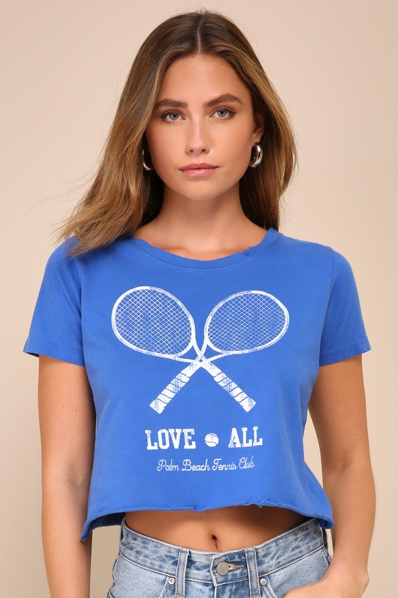 Puff Tennis Smiley Cropped Tee main image 0