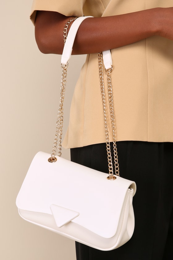 Shop Lulus Colette White Crossbody Bag