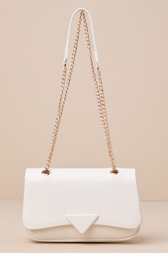 Shop Lulus Colette White Crossbody Bag