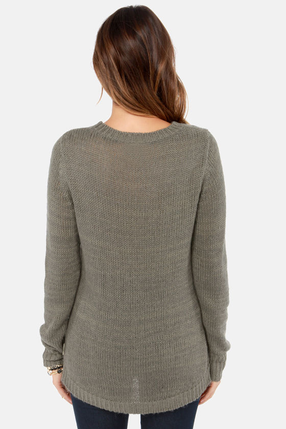 billabong grey sweater