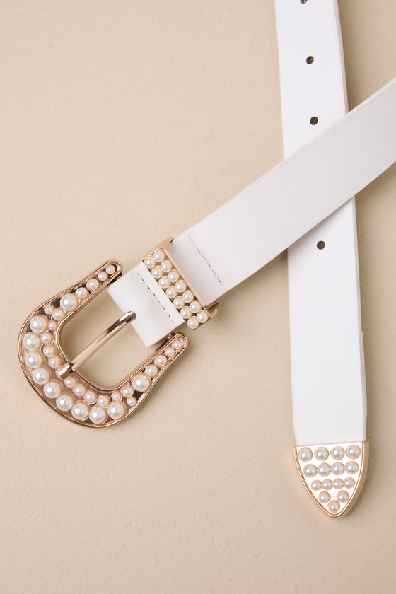 小物 rurumu.double buckle belt White XZQTIVE Double Grommet PU Leather Belt for Women Men Punk
