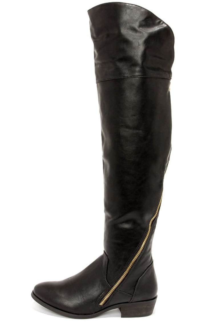 report knee high boots