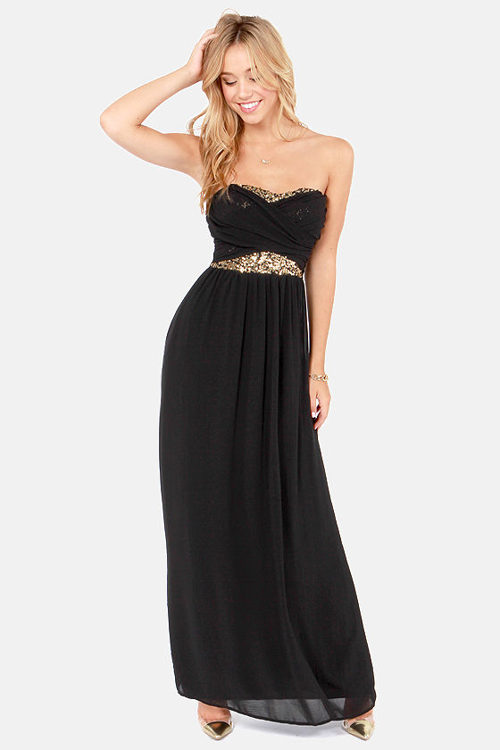 sequin maxi gown