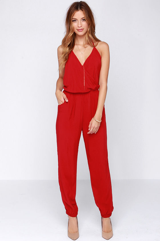 red jumpsuit forever 21