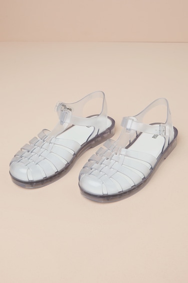 Melissa Possession Clear Clear Jelly Sandals Caged Sandals Lulus