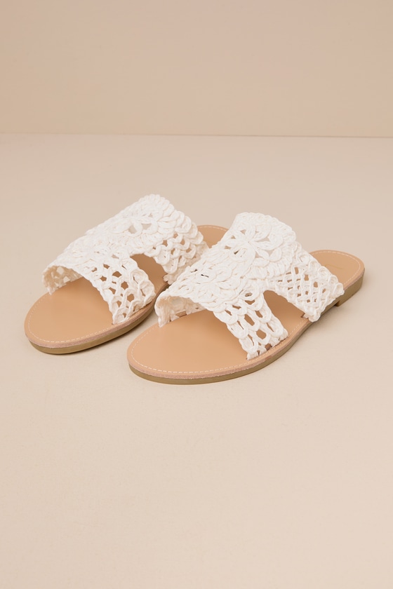 Ivy Woven Slide Sandal