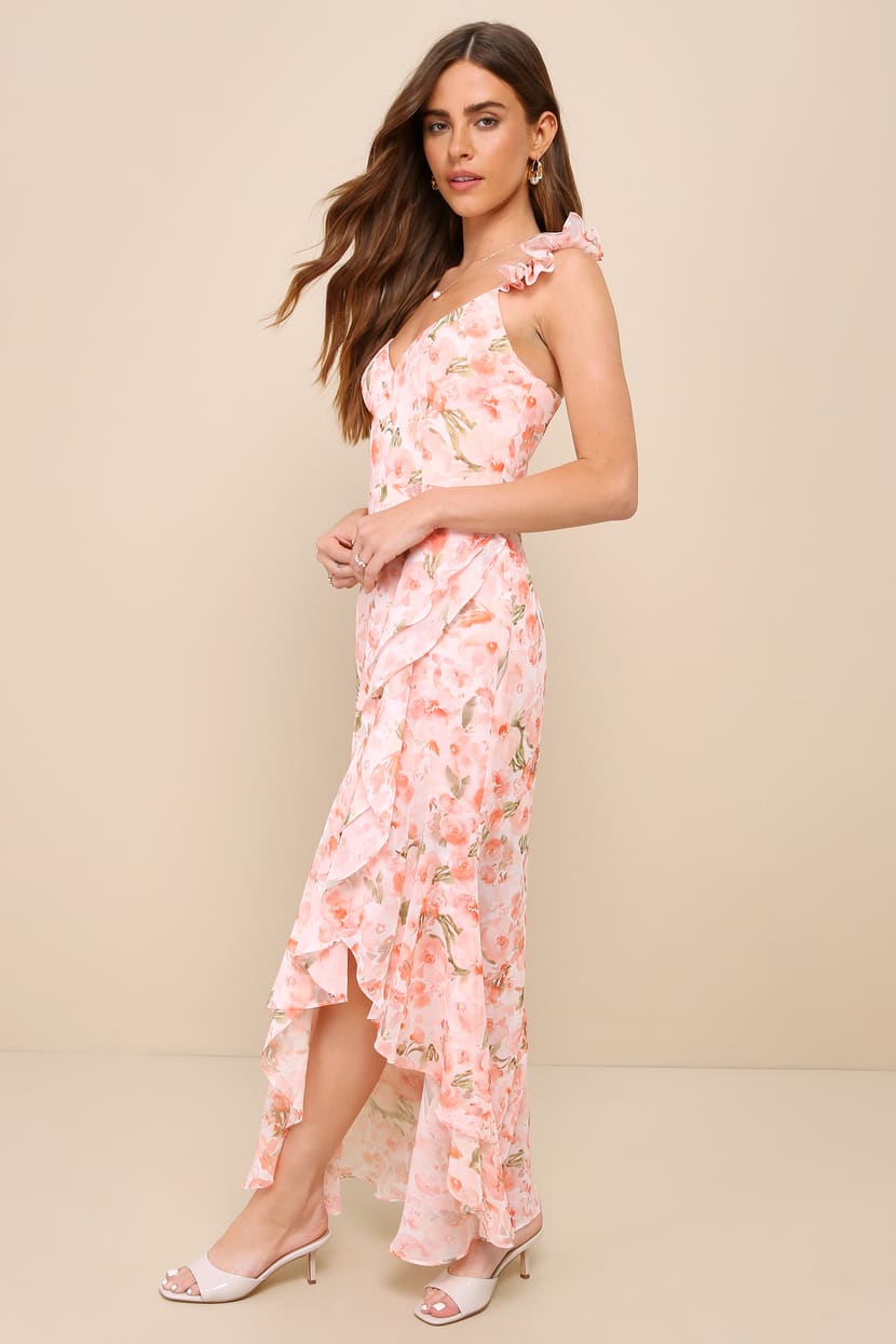 knee length dresses for ladies Wavelength Tiered Maxi Dress Mulberry / M