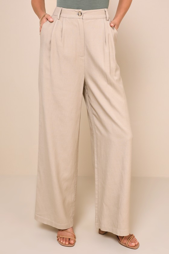 パンツ CLOSED Organic cotton trouser Beige Closed Auckley Organic Cotton Pants - Reed Beige | Garmentory