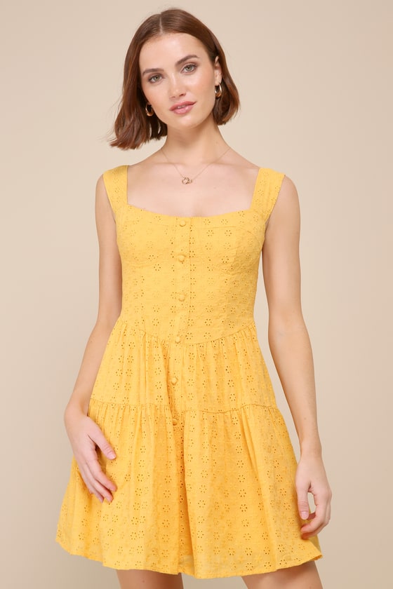★YOUHEE★ EYELET FRILL DRESS MUSINSA | YOUHEE EYELET FRILL DRESS RED