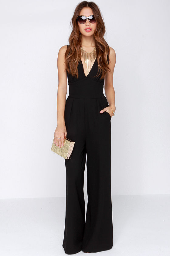 bb dakota black jumpsuit