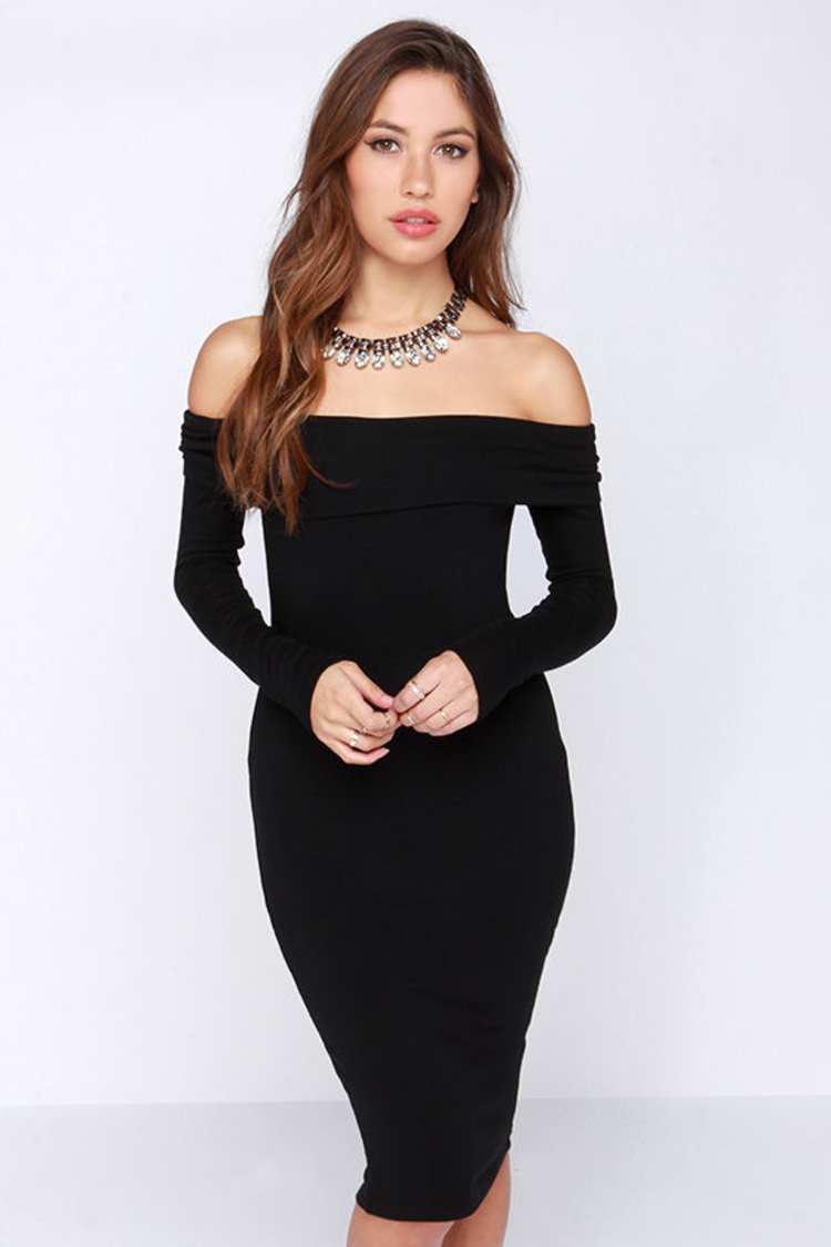 green off the shoulder long dress Dark Green Off-the-Shoulder Pleated Long Prom Dress-Bridelily