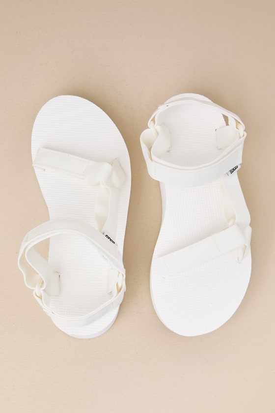 Shop Teva Flatform Universal Bright White Sandals