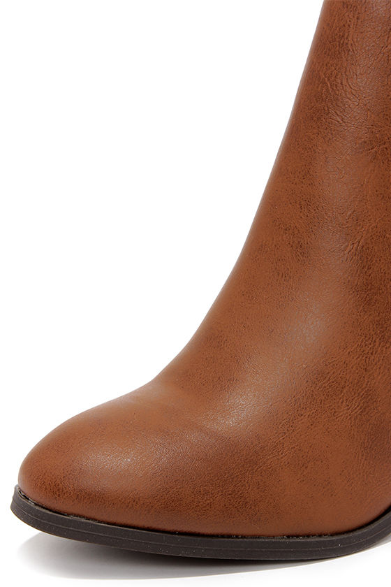 cute tan ankle boots