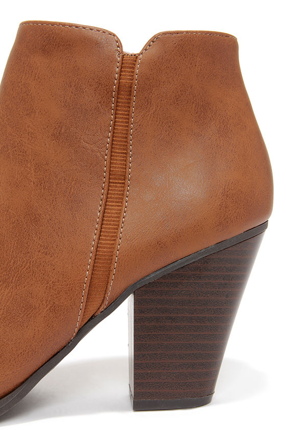cute tan ankle boots