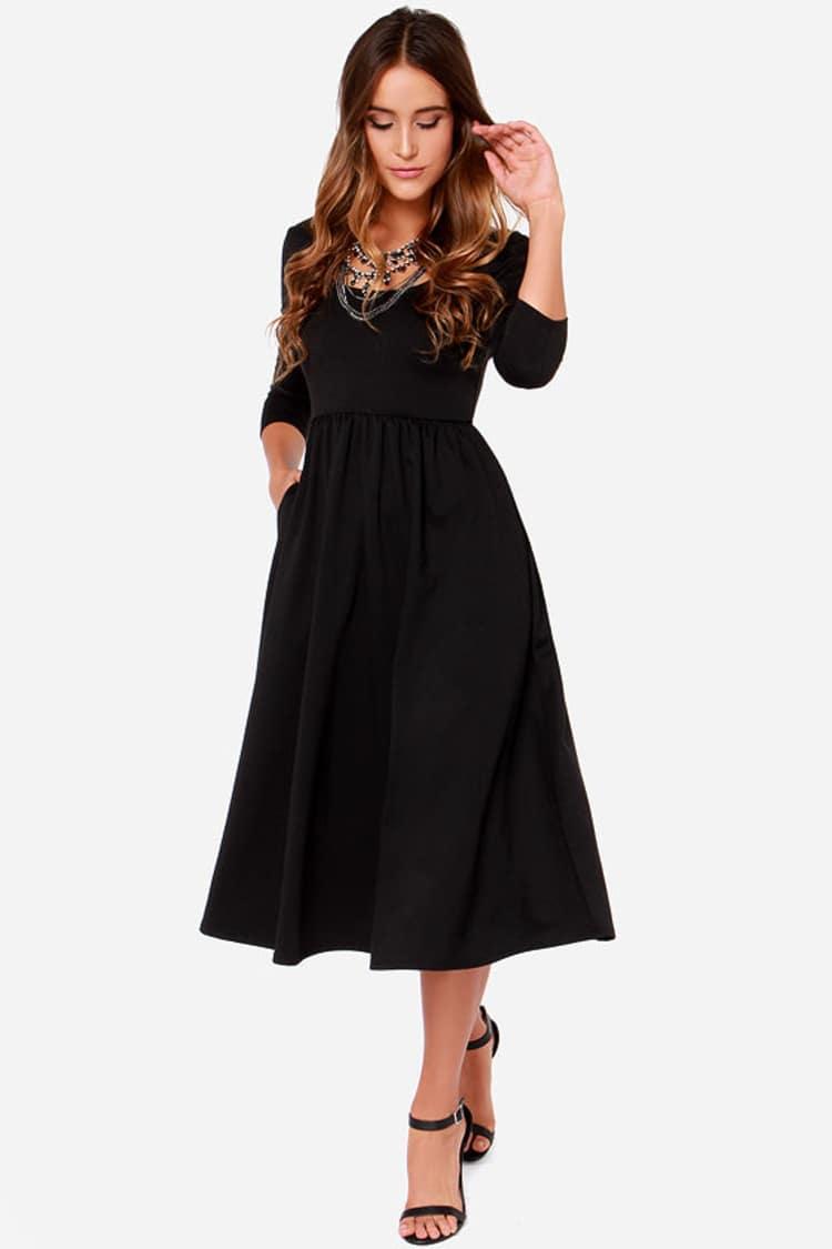 knee length dresses for ladies The Ballet Dress