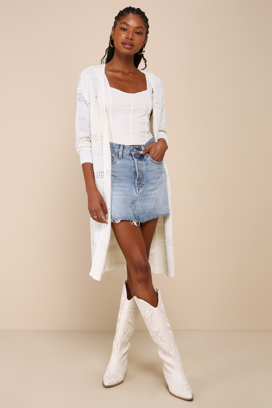 【LOULOUSEOUL】Lace Maxi Cardigan (Ivory) loulouseoulouse