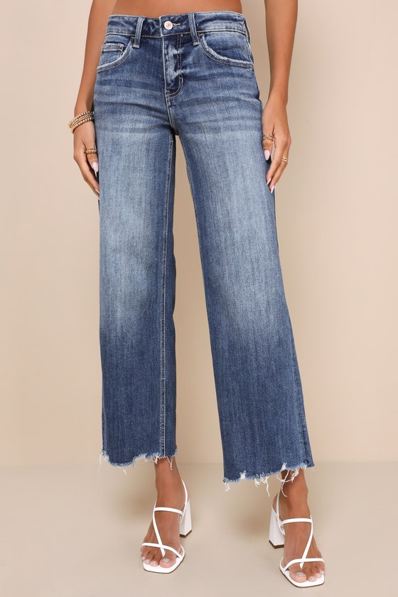 Lovervet • Mid Rise Wide Leg Jeans - Sun Beige main image 1