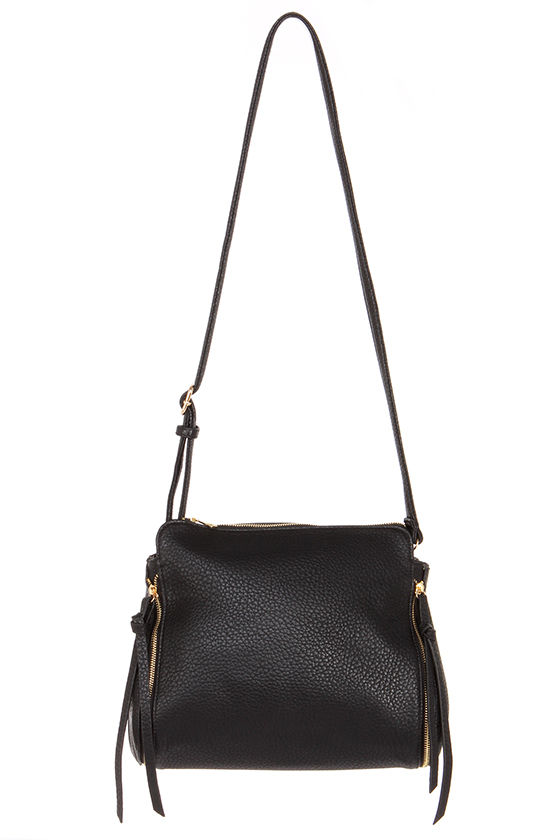 Black Handbag - Black Purse - Zipper Purse - $71.00 - Lulus