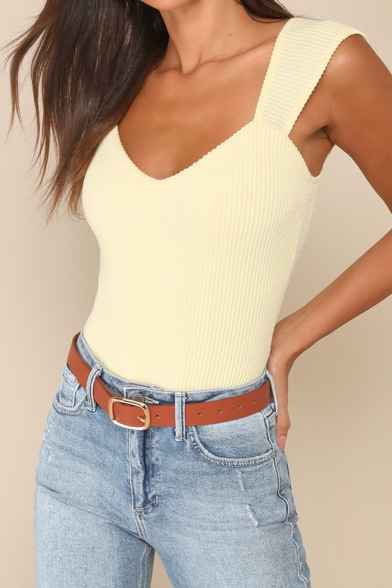 LULUS EXCEPTIONAL FINISH BROWN AND BLACK TWO-PIECE BELT SET