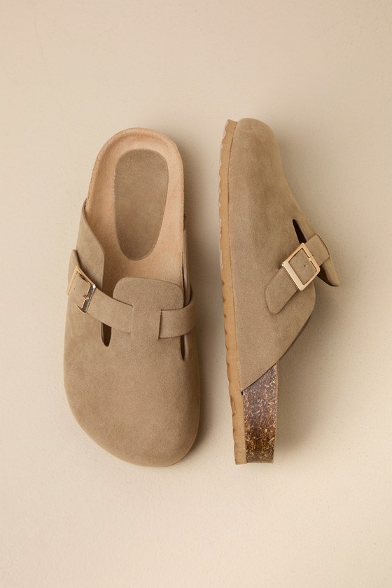 AUTUMN CLOGS TAUPE