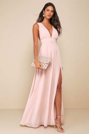 Heavenly Hues Blush Maxi Dress 5
