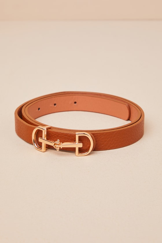Brown Belt Slender Belt Horsebit Buckle Belt Belt Lulus
