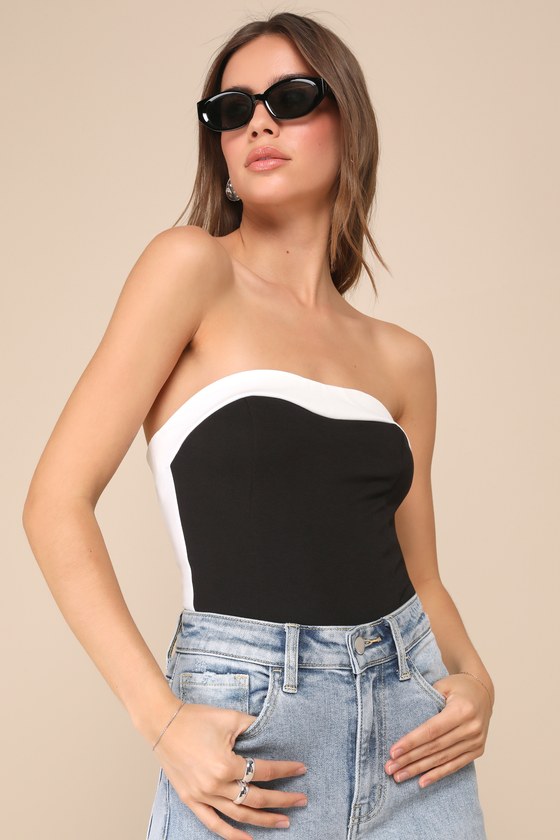 Color Block Bodysuit main image 0