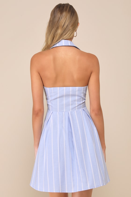 Lulus light blue skater dress sales