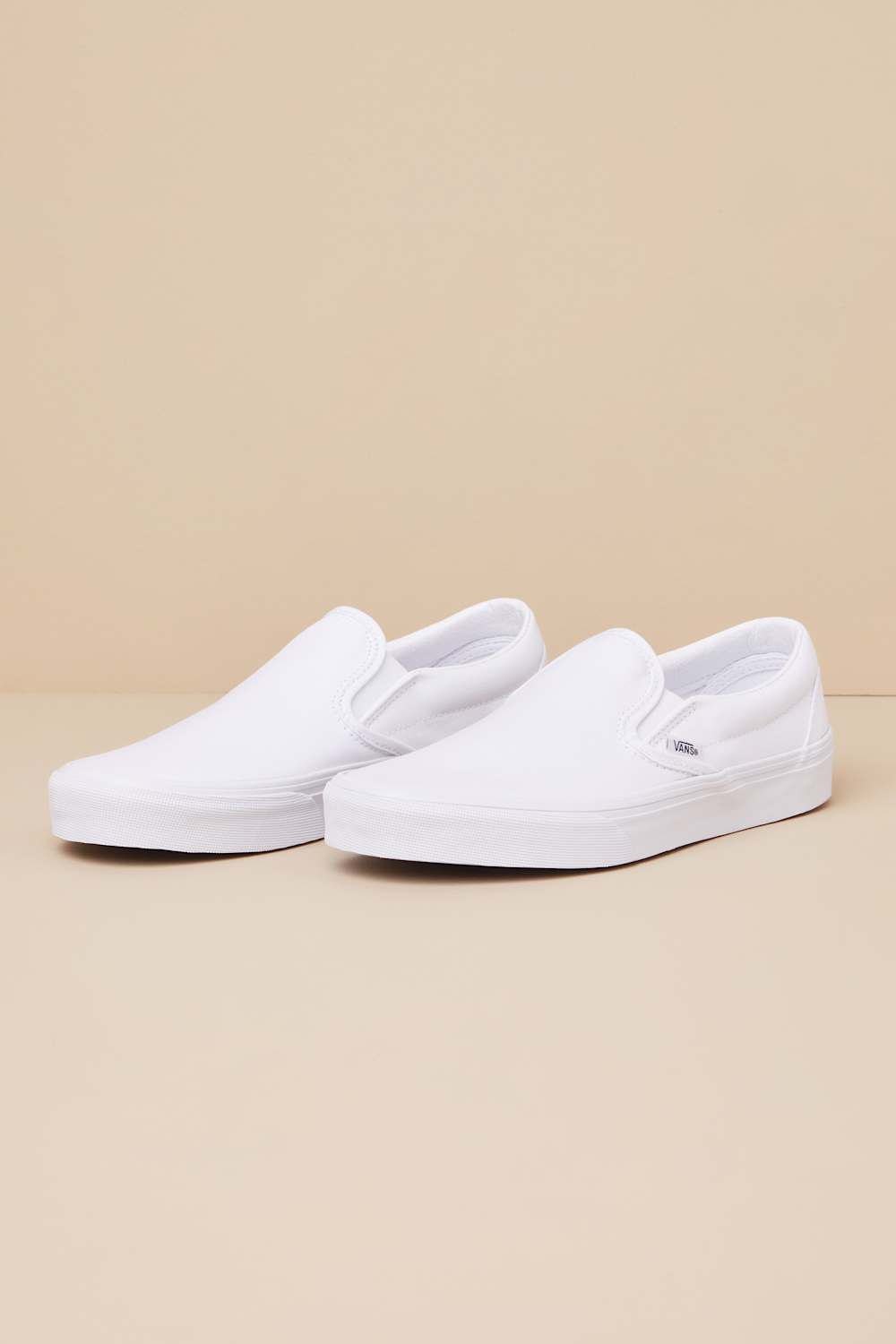 Classic True White Slip-On Sneakers