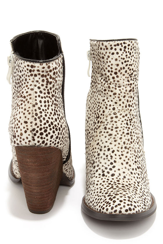 volatile snakeskin booties