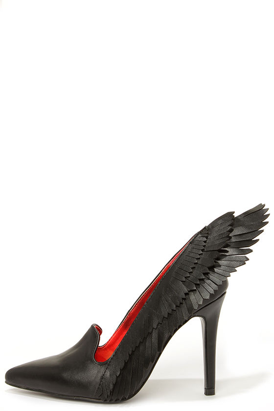 black wing heels