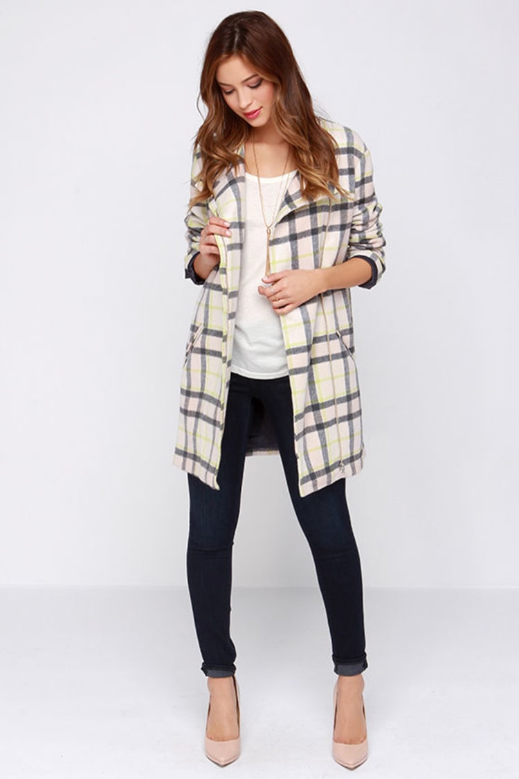 Plaid Time Coat