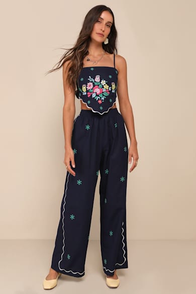 sachin and babi light blue dress L&B Boot Stitch Trouser Pants Medium main image 1