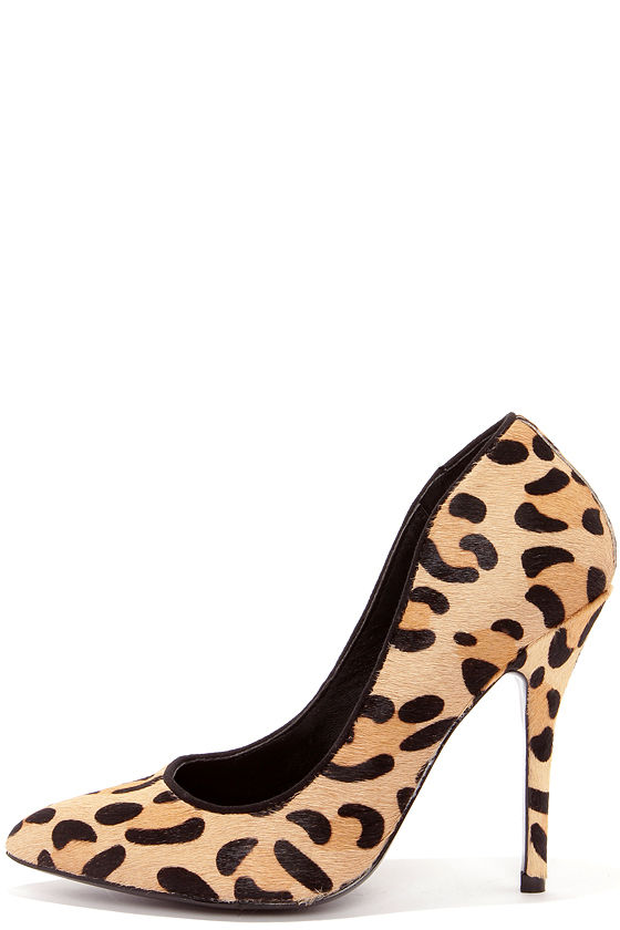 steve madden heels leopard print