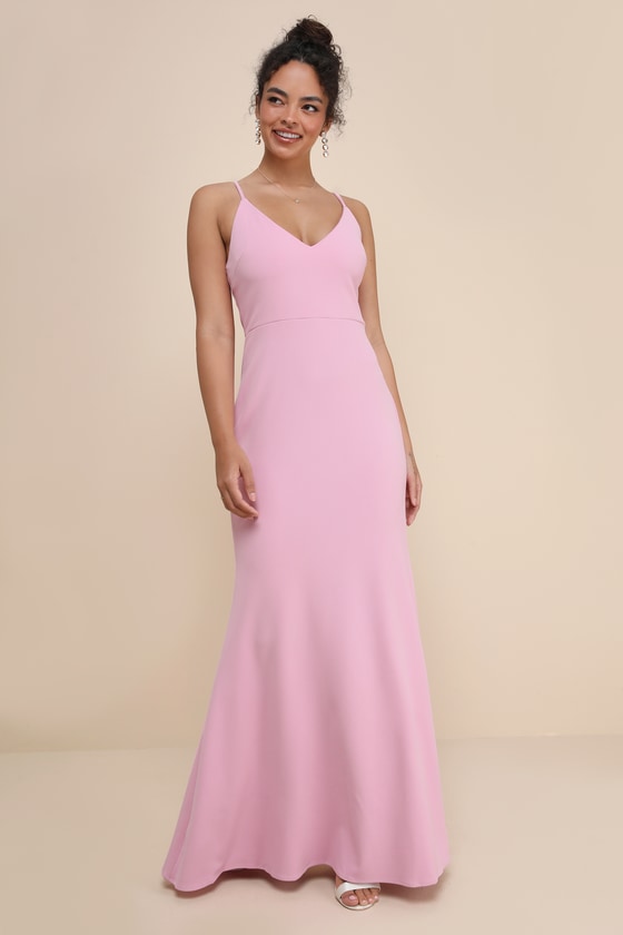 Infinite Glory Pink Maxi Dress 4
